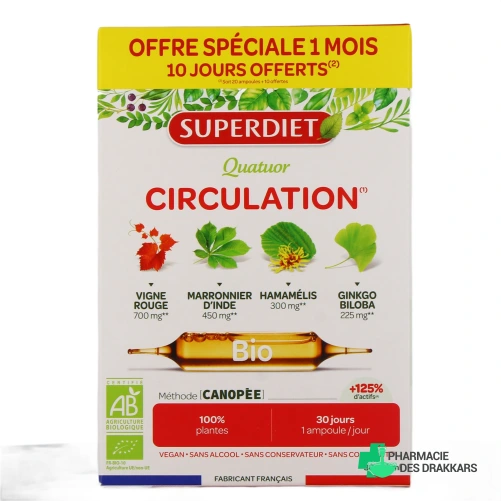 Super Diet Quatuor Circulation Bio - Vue 360°