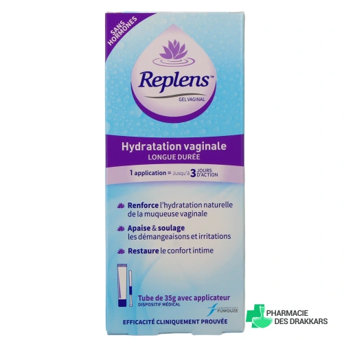 Replens Gel Hydratation Vaginale avec Applicateur - Vue 360°
