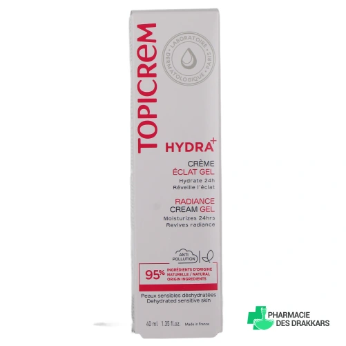 Topicrem Hydra+ Gelée Hydratante Éclat - Vue 360°