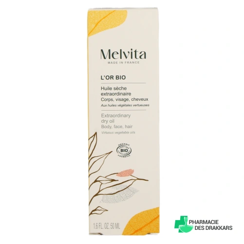 Melvita L'Or Bio Huile extraordinaire - Vue 360°