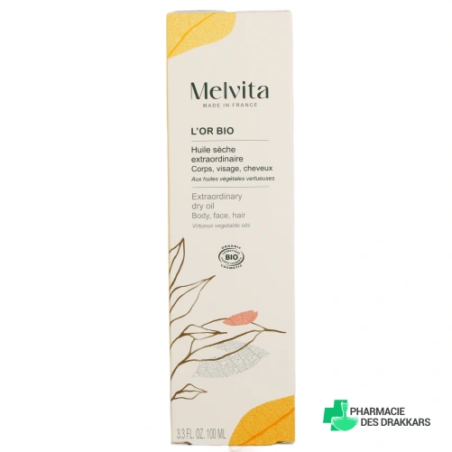Melvita L'Or Bio Huile extraordinaire - Vue 360°