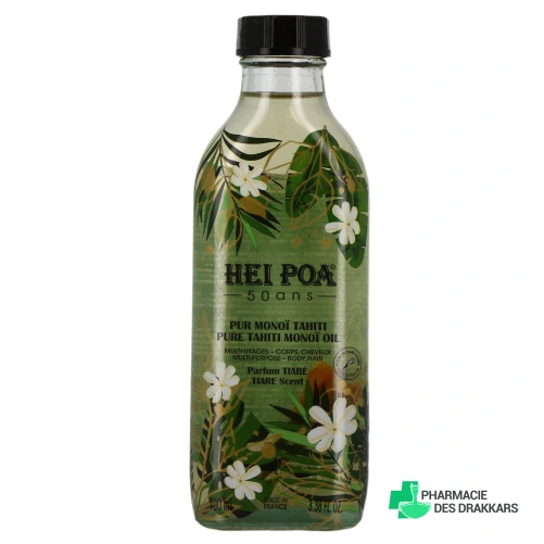 Hei Poa Pur Monoï Tahiti Tiaré - Vue 360°