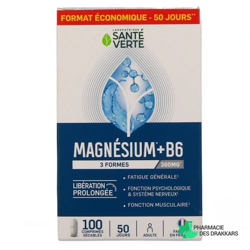 Santé Verte Magnésium + B6 - Vue 360°