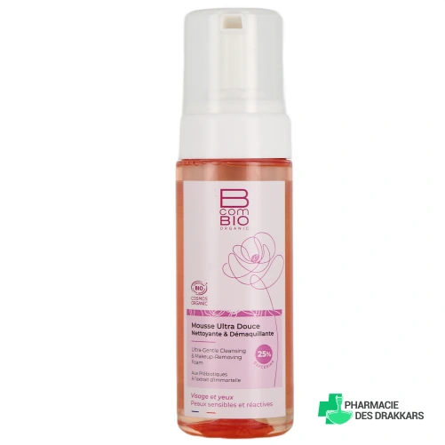 B Com Bio Mousse Nettoyante Démaquillante - Vue 360°