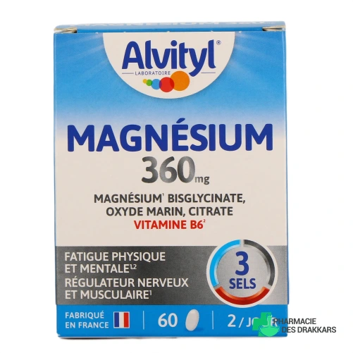 Alvityl Magnésium 360mg - Vue 360°