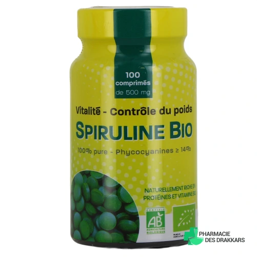 PharmUp Spiruline 500mg - Vue 360°