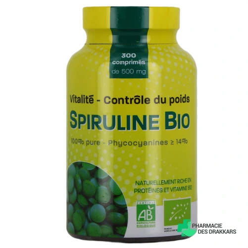 PharmUp Spiruline 500mg - Vue 360°