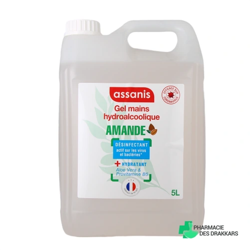 Assanis Gel Mains Hydroalcoolique - Vue 360°