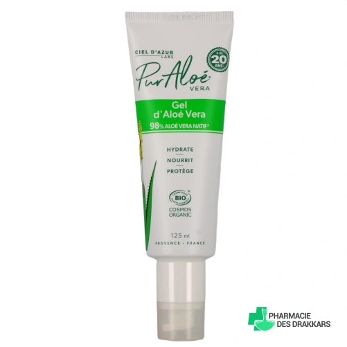 Pur Aloé Gel d'Aloe Vera Natif 98% - Vue 360°