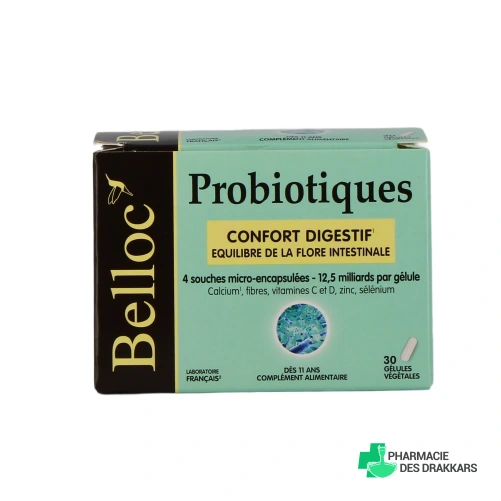 Belloc Probiotiques Confort Digestif - Vue 360°