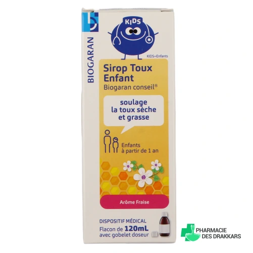 Biogaran Sirop Toux Enfant - Vue 360°