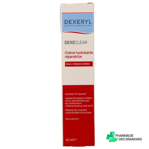 Dexeclear Crème Hydratante Réparatrice - Vue 360°