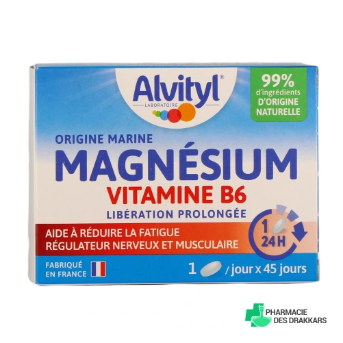 Alvityl Magnésium Vitamine B6 - Vue 360°