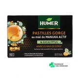 Humer Pastilles Gorge au Miel de Manuka Actif - Vue 360°
