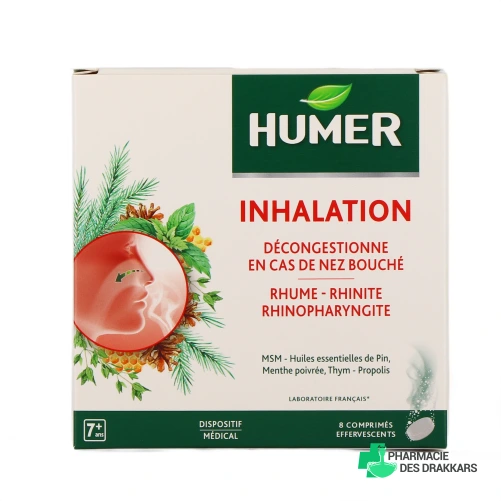 Humer Inhalation Nez Bouché - Vue 360°