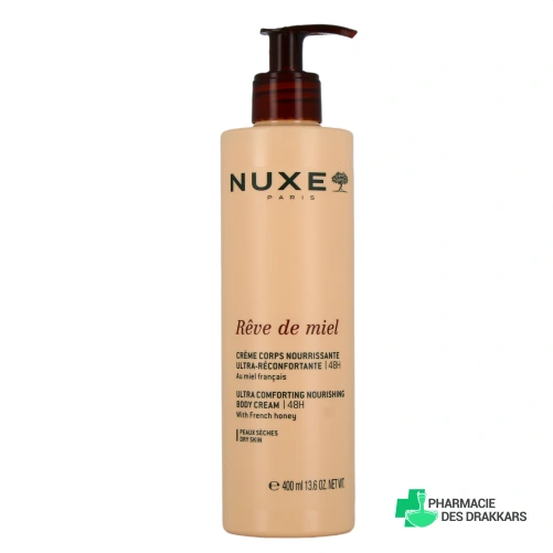 Nuxe Rêve de Miel Crème Corps Ultra Réconfortante - Vue 360°