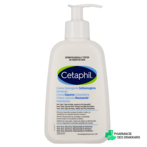 Cetaphil Crème Nettoyante Moussante Hydratante - Vue 360°