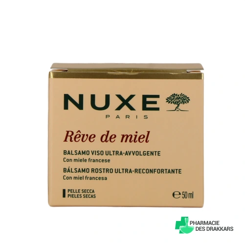 Nuxe Rêve de Miel Baume Visage Ultra-réconfortant - Vue 360°