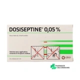 Dosiseptine 0,05% Solution Antiseptique en unidoses - Vue 360°
