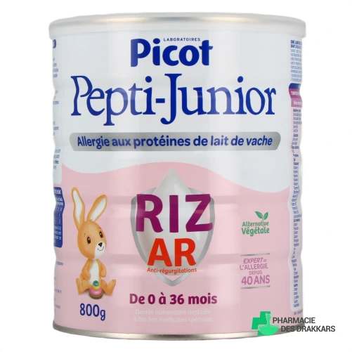Picot Pepti-Junior Riz AR Lait 0 à 36 mois - Vue 360°