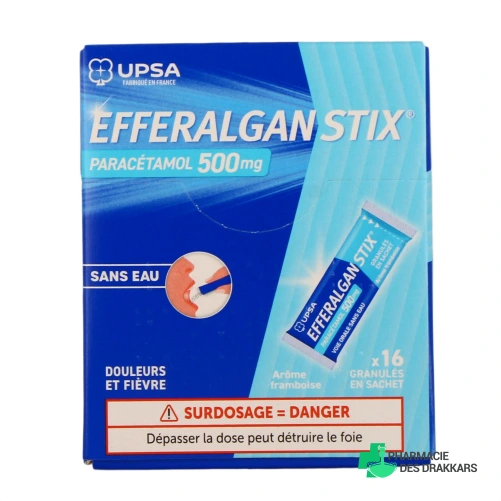 Efferalgan 500mg - Vue 360°