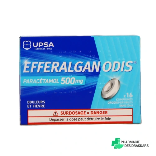 Efferalgan 500mg - Vue 360°