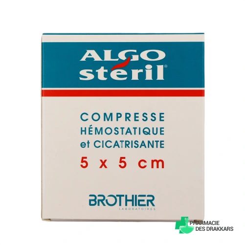 Algostéril Compresse Hémostatique - Vue 360°