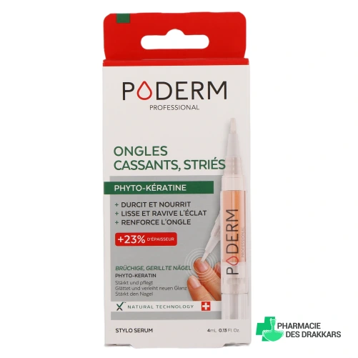 Poderm Stylo Durcisseur Ongles - Vue 360°