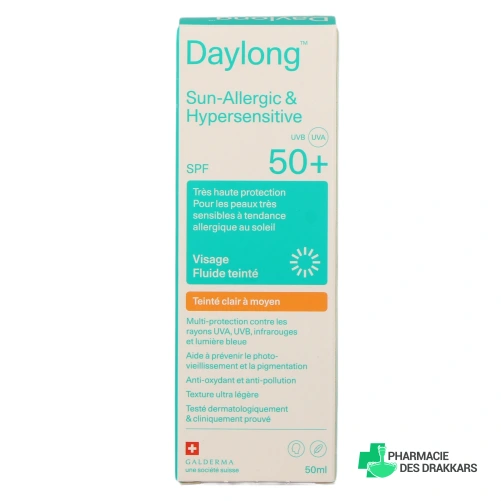 Daylong Sun-Allergic Hypersensitive BB Fluide Teinté SPF50+ - Vue 360°