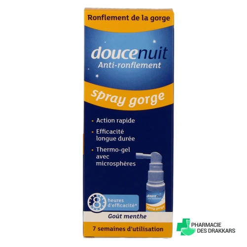 Douce Nuit Spray Gorge Anti-ronflement - Vue 360°