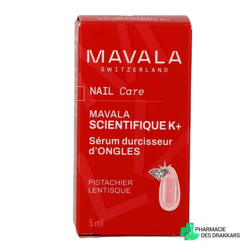 Mavala Scientifique K+ Durcisseur d'ongles - Vue 360°