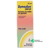 Zymaduo 150 UI solution buvable en flacon compte-gouttes 12ml - Vue 360°