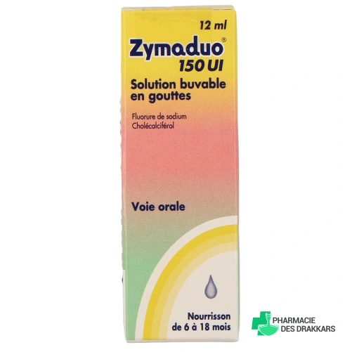 Zymaduo 150 UI solution buvable en flacon compte-gouttes 12ml - Vue 360°