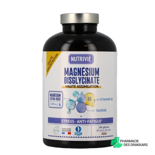 Nutrivie Magnésium Bisglycinate - Vue 360°