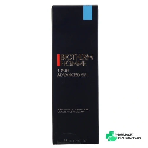 Biotherm Homme T-Pur Gel Matifiant Anti-Brillance - Vue 360°