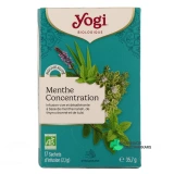 Yogi Tea Menthe Concentration - Vue 360°