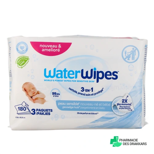 WaterWipes Lingettes - Vue 360°