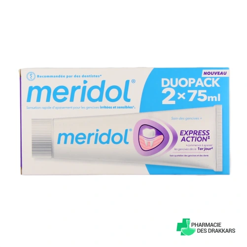 Meridol Dentifrice Gencives Express Action - Vue 360°