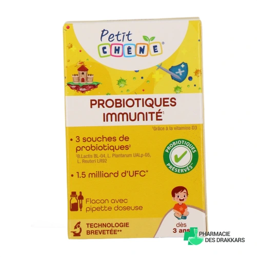 Petit Chêne Probiotiques Immunité - Vue 360°