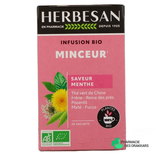 Herbesan Infusion Bio Minceur - Vue 360°
