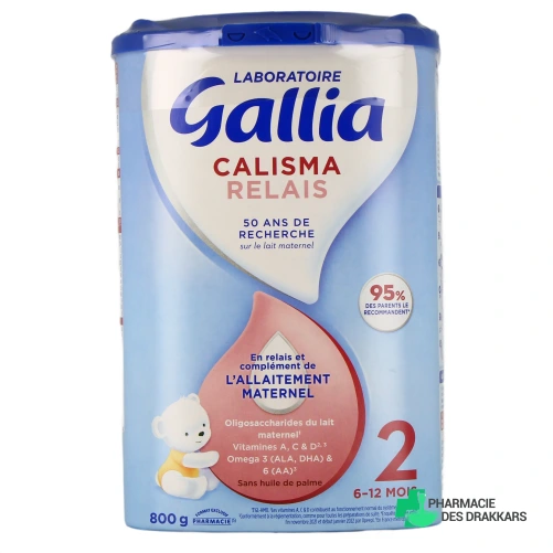 Gallia Calisma Relais Lait 2ème âge - Vue 360°
