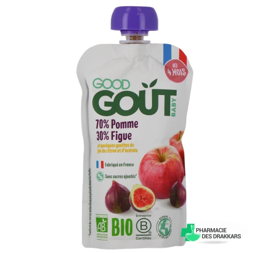 Good Goût Compote Bébé dès 4 mois - Vue 360°
