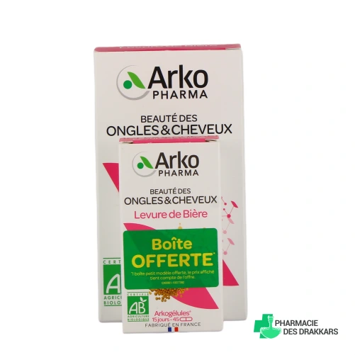 Arkogélules Levure de bière Bio gélules - Vue 360°