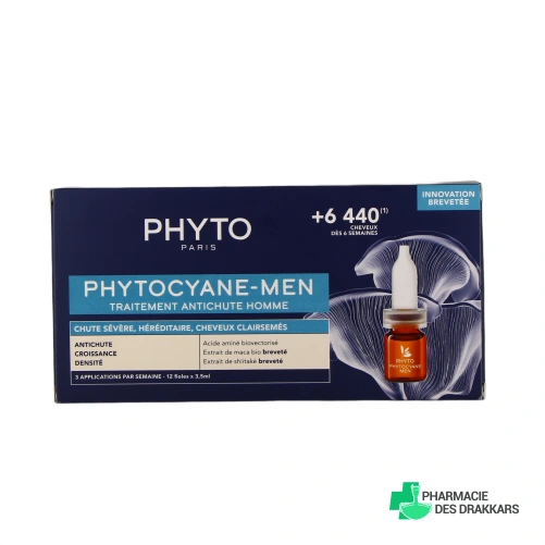 Phytocyane Men Traitement Antichute Homme - Vue 360°