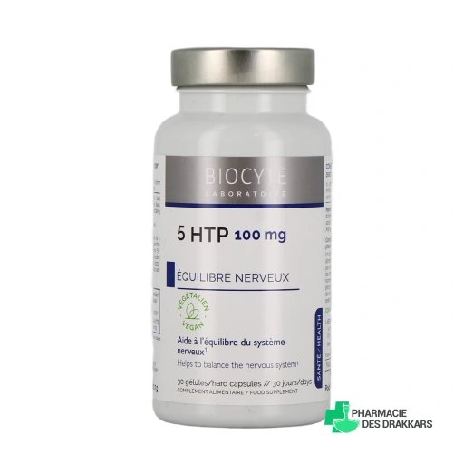 Biocyte 5-HTP 100 mg - Vue 360°