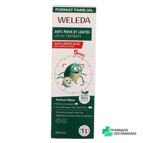 Weleda Lotion Anti-Poux et Lentes - Vue 360°