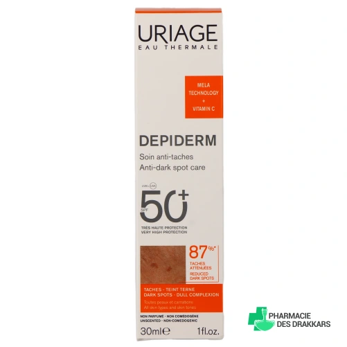 Uriage Dépiderm Soin de Jour Anti-Taches SPF 50+ - Vue 360°