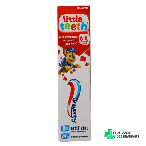 Aquafresh Little Teeth Dentifrice Enfant - Vue 360°