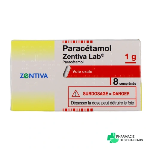 Paracétamol 1g - Vue 360°