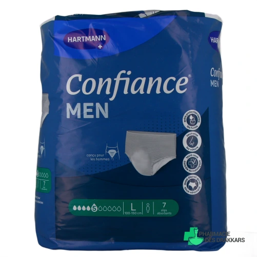 Confiance Men Sous-Vêtements Absorbants - Vue 360°